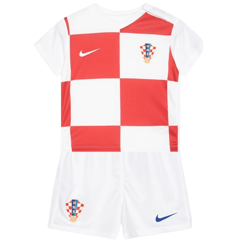 Nike Croatia 2024 Infant Home Stadium Shirt & Shorts Set