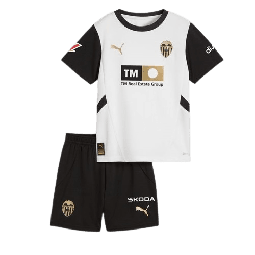 Puma Valencia 2024/25 Infant Home Shirt & Shorts Set